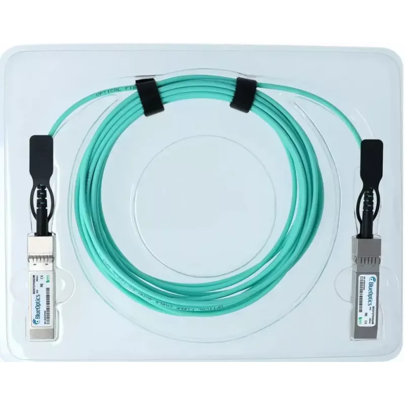 BlueOptics SFP28-AOC-25M-VA-BO SFP28 aktives optisches Kabel, 25 m, mintfarben