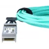 BlueOptics SFP28-AOC-25M-VA-BO SFP28 aktives optisches Kabel, 25 m, mintfarben