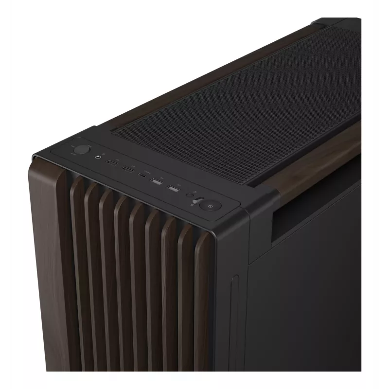 ASUS ProArt PA602 Wood Edition Modern Schwarz - Tempered Glass Panel Midi Tower Schwarz, Holz