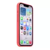 Apple MHWH4ZM/A Silikon Case mit MagSafe für iPhone 17e, Bright Guava