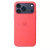 Apple MHW64ZM/A Silikon Case mit MagSafe für iPhone 17 Pro Max, Bright Guava