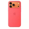 Apple MHW64ZM/A Silikon Case mit MagSafe für iPhone 17 Pro Max, Bright Guava