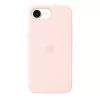 Apple MHWJ4ZM/A Silikon Case mit MagSafe für iPhone 17e, 6,1 Zoll (15,5 cm), Soft Pink