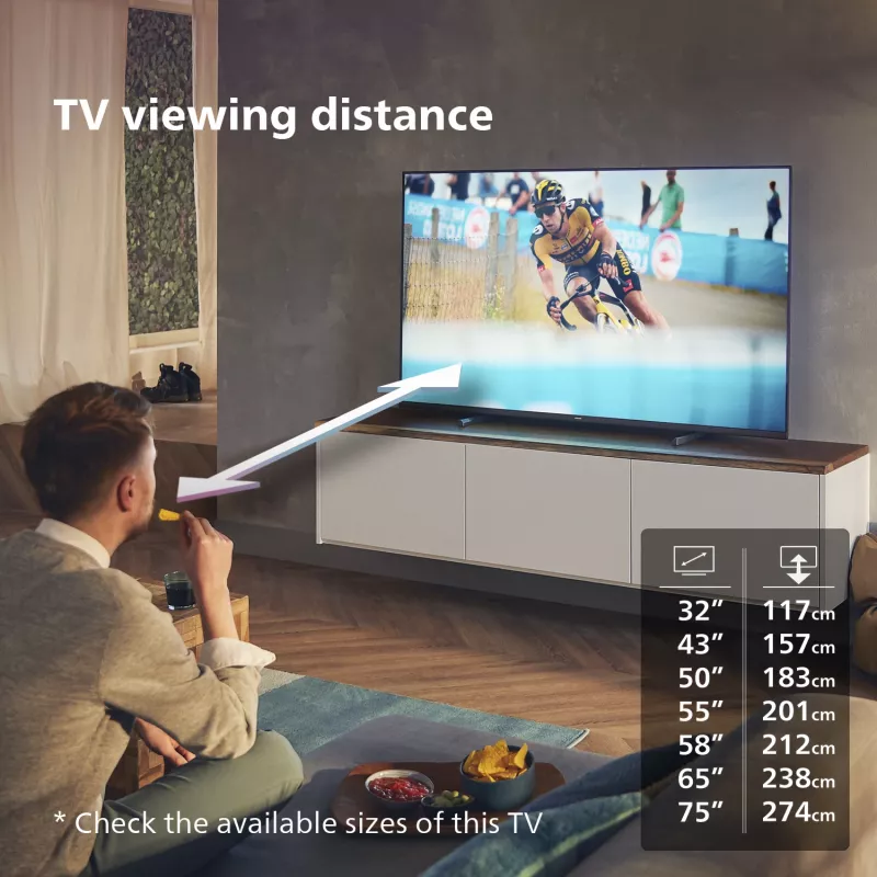 Philips 75PUS7608/12 7600 Serie LED-TV 189 cm (75") 4K UHD (2160p) Smart-TV