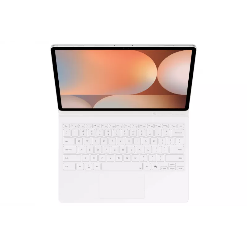 Samsung EF-DX825 Book Cover Keyboard für Galaxy Tab S10+/S9+/S9 FE+, Weiß
