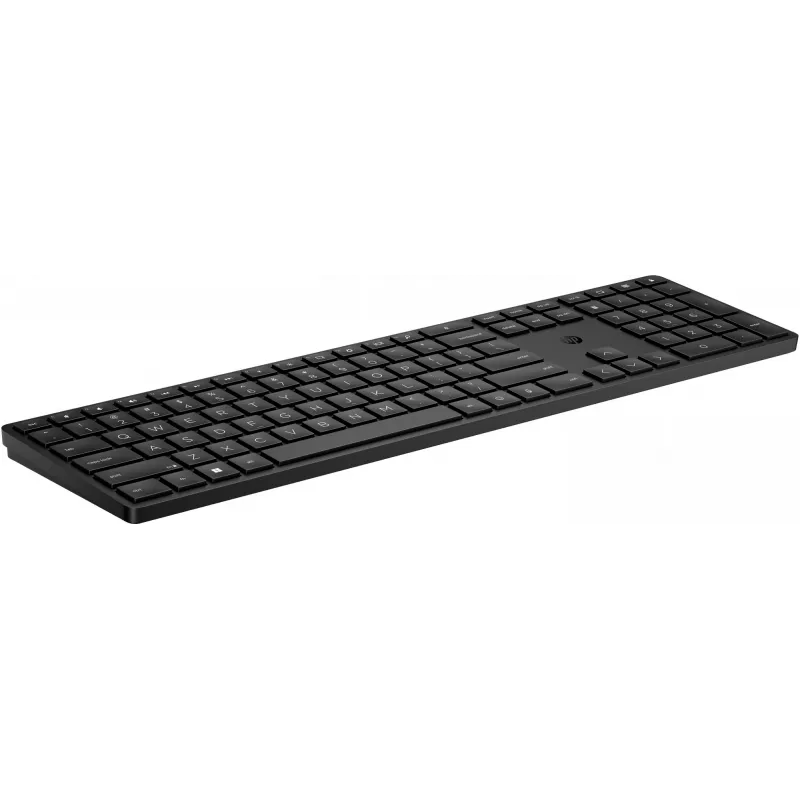 HP 455 Programmable Wireless Tastatur, Full-Size (100 %), Kabellos, RF Wireless, Membran, Schwarz