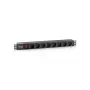 Equip 8-fach Deutsche Steckdosenleiste, 1U, Horizontal, Kunststoff, Schwarz, 8 AC-Ausgänge, 1,8 m