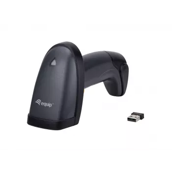 Handheld-Barcode-Lesegerät Equip kabelloser 2D-Barcodescanner mit Ständer