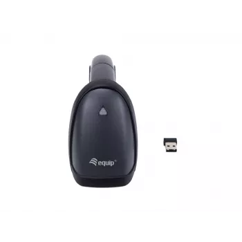 Handheld-Barcode-Lesegerät Equip kabelloser 2D-Barcodescanner mit Ständer