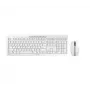 CHERRY Stream Desktop Tastatur Maus enthalten Büro RF Wireless QWERTY US English Grau