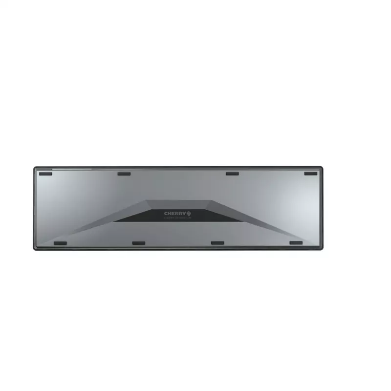 CHERRY DW 9500 schlank Tastatur Maus enthalten Universal RF Wireless + Bluetooth AZERTY Belgisch Schwarz, Grau