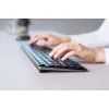 CHERRY KW 9100 schlank Tastatur Universal RF Wireless + Bluetooth Schwarz