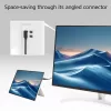 ACT USB 3.0 10 Gbit/s 60 W USB Type-C (gerade) auf USB Type-C (oben/unten gewinkelt) Kabel, 0,5 Meter