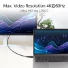 ACT USB 3.0 10Gbps 60W USB Type-C (gerade) auf USB Type-C (auf-/abwärts gewinkelt) Kabel, 2 Meter