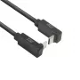 ACT USB 3.0 10Gbps 60W USB Type-C (nach oben/unten abgewinkelt) auf USB Type-C (nach oben/unten abgewinkelt) Kabel, 1 Meter