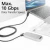 ACT USB 3.0 10Gbps 60W USB Type-C (links/rechts abgewinkelt) zu USB Type-C (auf/ab abgewinkelt) Kabel, 2 Meter