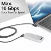 ACT USB 3.0 10 Gbit/s 60 W USB Type-C (links/rechts abgewinkelt) auf USB Type-C (links/rechts abgewinkelt) Kabel, 1 Meter