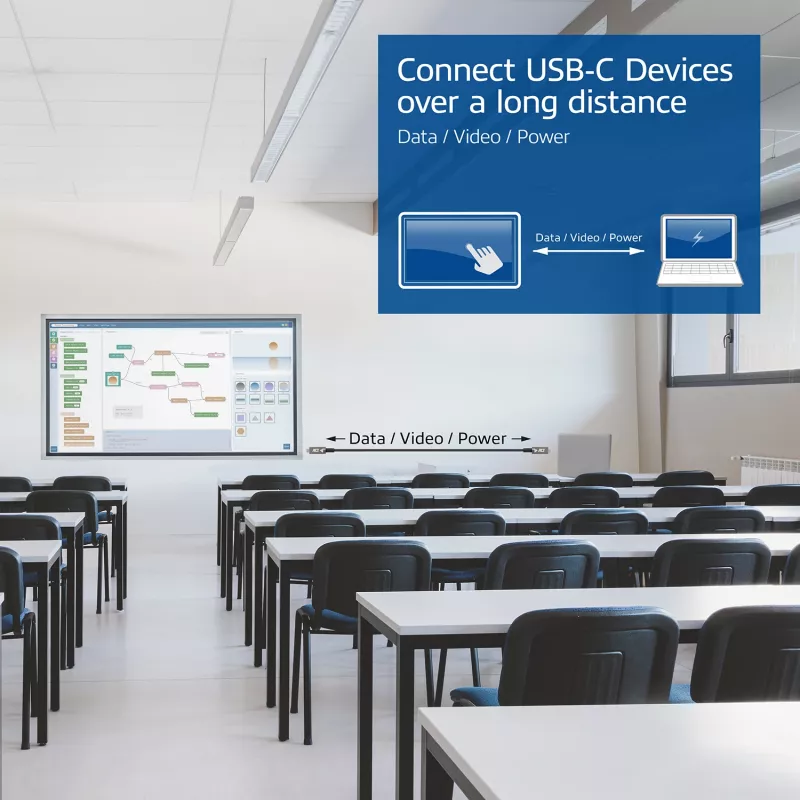 ACT USB-C 3.2 Gen2 Active Optical Kabel (AOC) Verbindungskabel, 3m