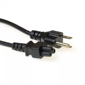 Stromkabel ACT Powercord USA-Stecker - C5 schwarz 1,8 m