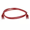 ACT Rot 10 Meter LSZH U/UTP CAT6 Rechenzentrums-Slimline-Patchkabel mit RJ45-Steckern und Knickschutzhülle