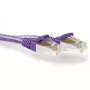 ACT Lila 30,00 Meter SFTP CAT6A-Patchkabel, rastnasenlos, mit RJ45-Steckern