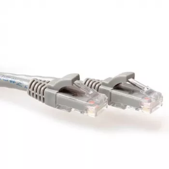 ACT Grau 0,5 m U/UTP CAT6 Patchkabel nagelfrei mit RJ45-Steckern