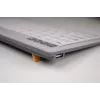 BakkerElkhuizen UltraBoard 950 V2 US Qwerty, kabelgebunden, USB, Scissor-Tastenschalter, QWERTY, Dunkelgrau, Hellgrau