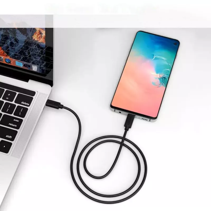 USB Typ-C auf Typ-C Kabel CHOETECH CC0004-V2, 3 m, PD 20W, schwarz