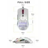 Glorious Gaming Glorious Model O Maus Regular (Weiß), Rechtshändig, Optisch, USB Typ-A, 12000 DPI, Weiß