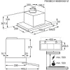 Electrolux LFP536X Semi built-in (pull out) Grau, Edelstahl 600 m³/h