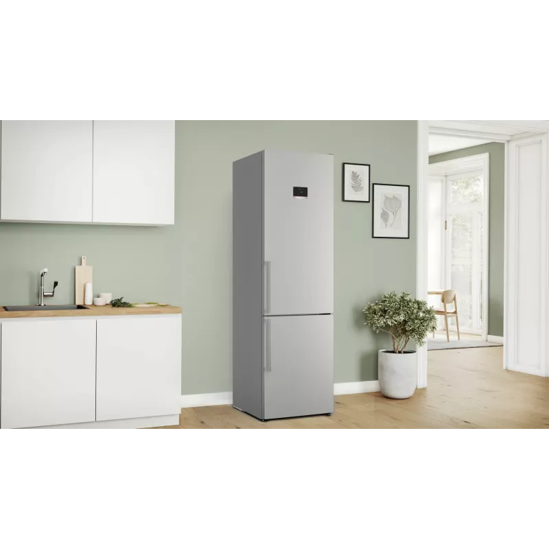 Bosch Serie 6 KGN39AIBT Kühl-Gefrierkombination Freistehend 363 L Edelstahl