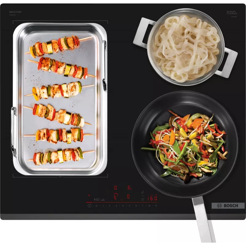 Bosch Serie 6 PIX631HC1E Kochfeld Schwarz Einbau 60 cm Zonen-Induktionskochfeld 4 Zone(n)