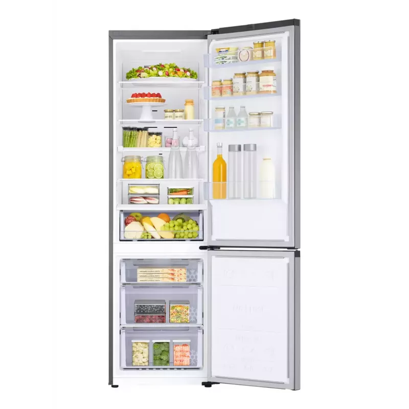 Samsung RB38C671DSA Freistehender Kühlschrank 390 L Silber