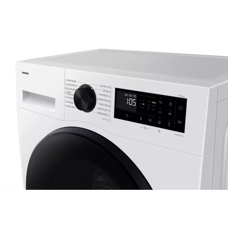 Samsung WD90DG5G34BELE Waschtrockner Frontlader Freistehend Weiß