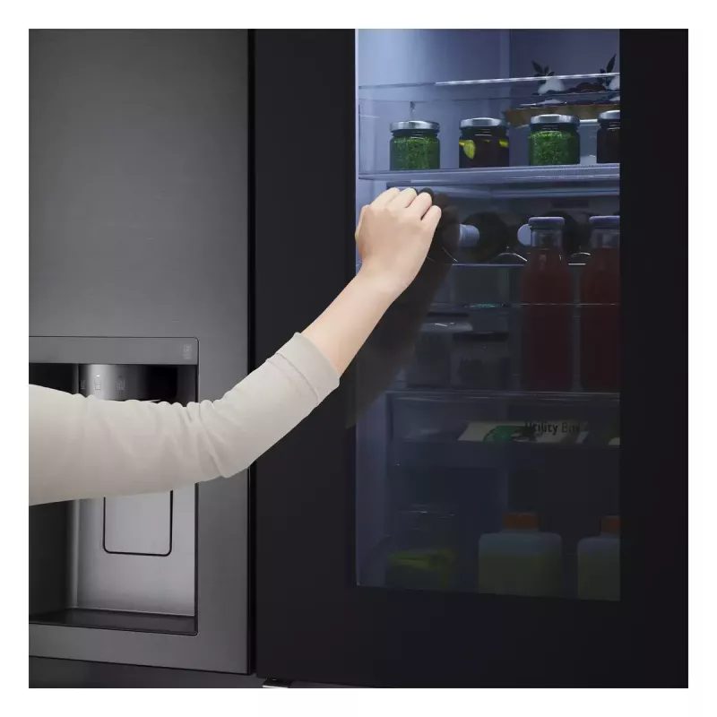 American Fridge Freezer LG InstaView™ ThinQ™ GSXV90MCAE 635 L