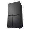 LG GSBC40EPPE Side-by-Side-Kühlschrank Freistehend 664 L E Schwarz