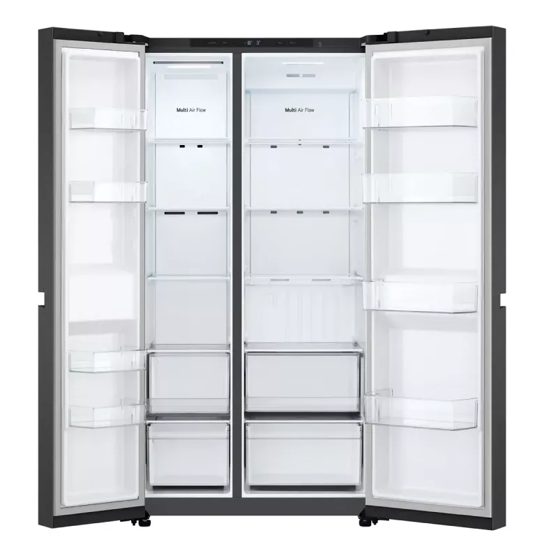 LG GSBC40EPPE Side-by-Side-Kühlschrank Freistehend 664 L E Schwarz