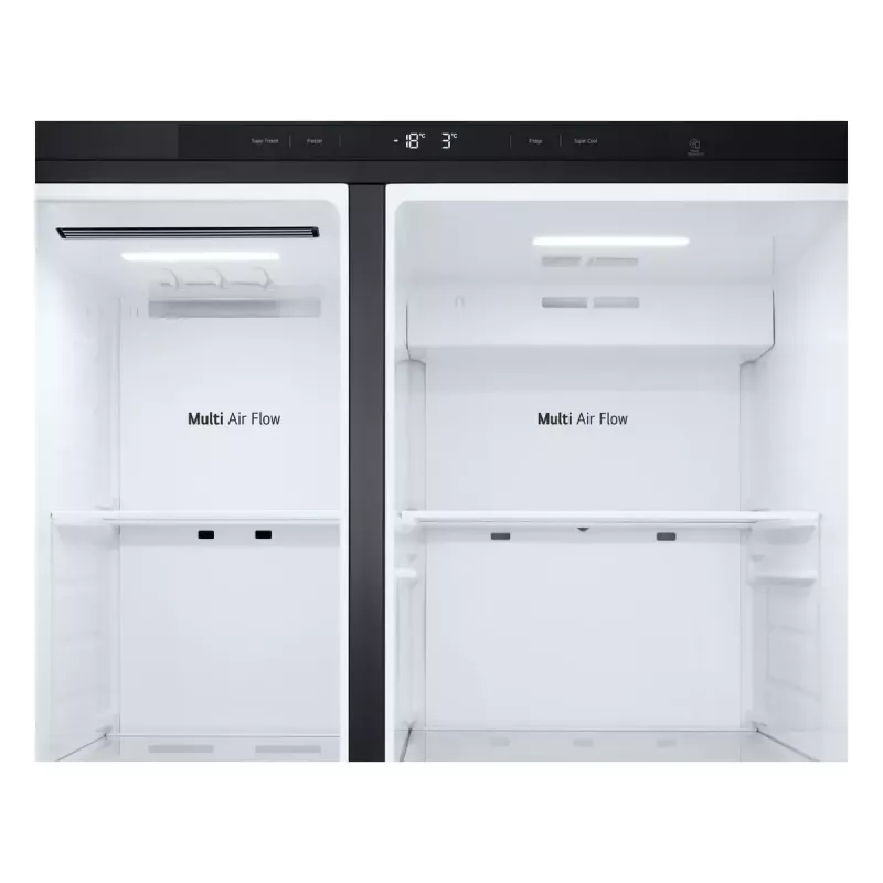 LG GSBC40EPPE Side-by-Side-Kühlschrank Freistehend 664 L E Schwarz