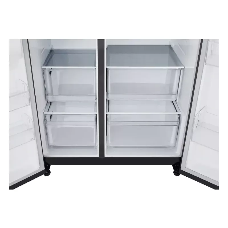 LG GSBC40EPPE Side-by-Side-Kühlschrank Freistehend 664 L E Schwarz