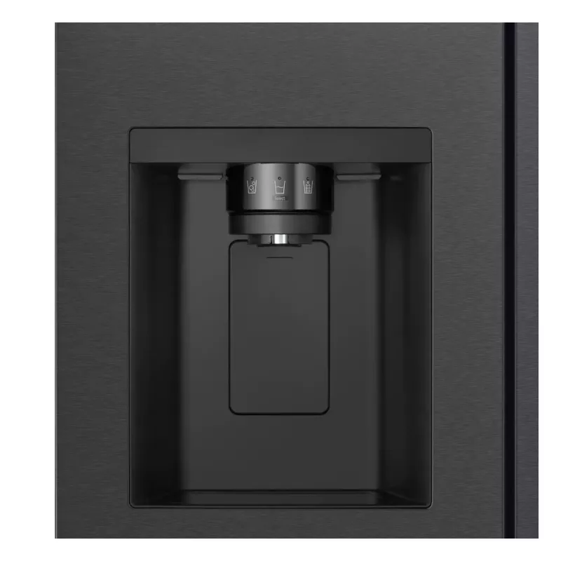 LG GSLC41EPPE Side-by-Side-Kühlschrank freistehend 641 L Schwarz