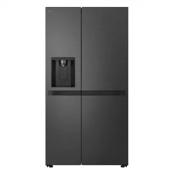 LG GSLC41EPPE Side-by-Side-Kühlschrank freistehend 641 L Schwarz