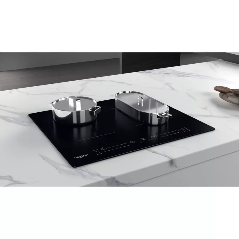 Whirlpool WB S2560 NE Schwarz Einbau 59 cm Zonen-Induktionskochfeld 4 Zone(n)