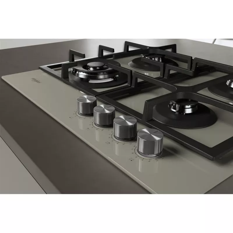 Whirlpool AKTL 629/S Silber Einbau-Gasherd 4 Zone(n)