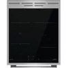 Gorenje GEIT5C61XPG freistehender Elektroherd mit Induktionskochfeld, 4 Kochzonen, 70-l-Backofen, katalytische Reinigung, 50 cm, Edelstahl