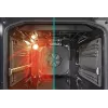 Gorenje GEIT5C61XPG freistehender Elektroherd mit Induktionskochfeld, 4 Kochzonen, 70-l-Backofen, katalytische Reinigung, 50 cm, Edelstahl