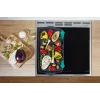 Gorenje GEIT5C61XPG freistehender Elektroherd mit Induktionskochfeld, 4 Kochzonen, 70-l-Backofen, katalytische Reinigung, 50 cm, Edelstahl
