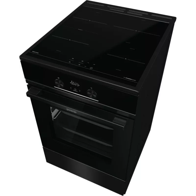 Gorenje GEIT5C60BPG Freistehender Herd Elektro-Keramikkochfeld Schwarz
