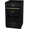 Gorenje GECS5B70CLB Freistehender Herd Elektrokeramikkochfeld Schwarz
