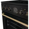 Gorenje GECS5B70CLB Freistehender Herd Elektrokeramikkochfeld Schwarz