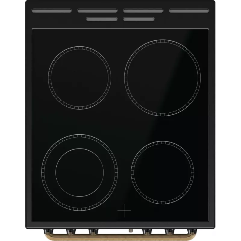 Gorenje GECS5B70CLB Freistehender Herd Elektrokeramikkochfeld Schwarz